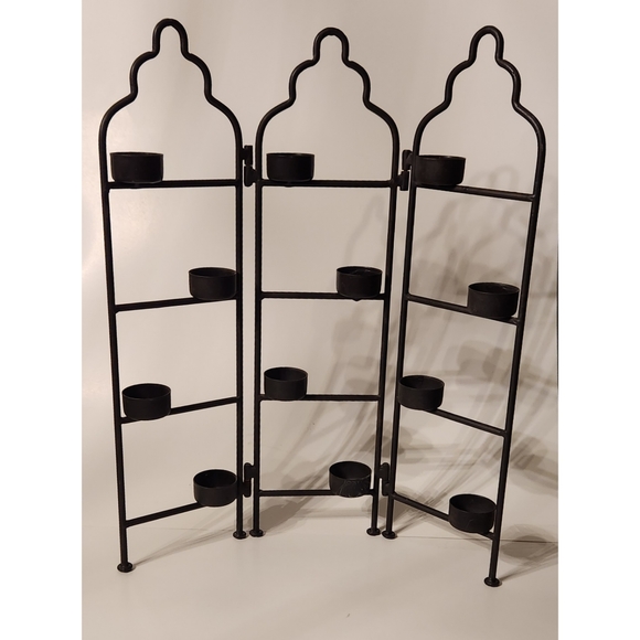*SOLD*Iron Altar Candle Holder (holds 12 tea lights) - Picture 1 of 4